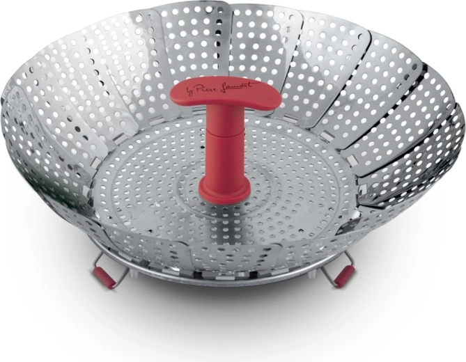 Panier vapeur pliable en acier inoxydable Lamart Vapor 28 cm