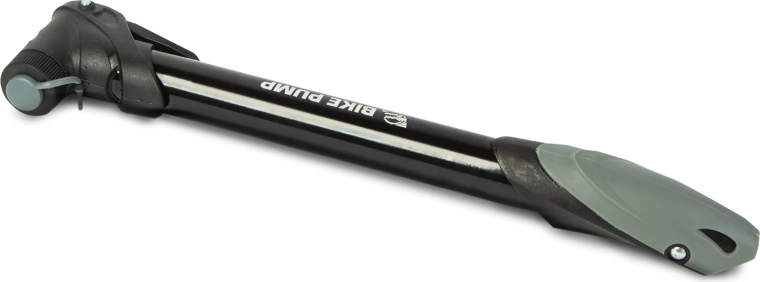 Pompe à main réversible WheelZone pour vélo, 60 PSI, noire
