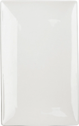 Rectangular porcelain serving plate Regular 26 cm, cream
