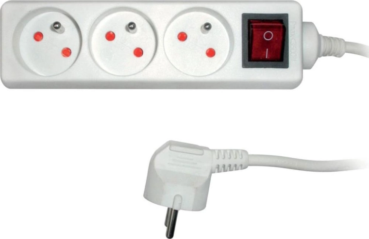 Three sockets for multiple devices
