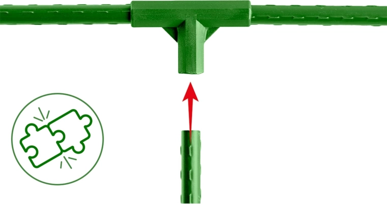 Easy snap-in and tool-free assembly