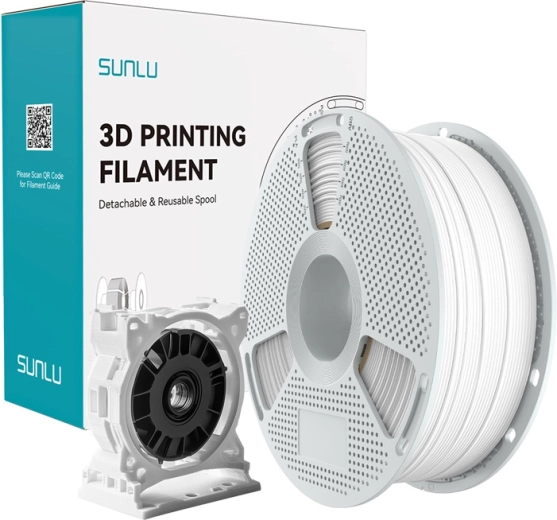 Filament Sunlu PC-ABS wit 1,75 mm 1 kg