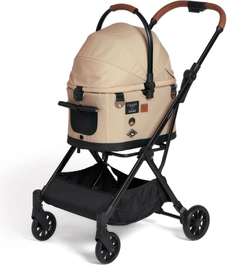 FIKAGO Hund- und Katzenwagen Flytta Plus Hygge Beige
