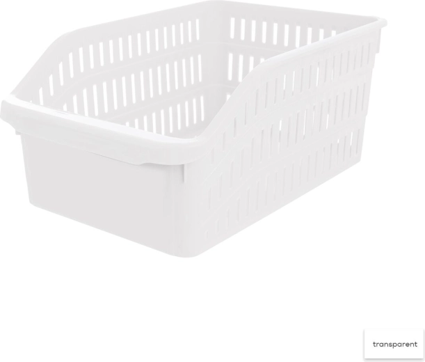 Organizer Tina – kunststof mandje 20 × 30 × 13 cm, mix kleuren