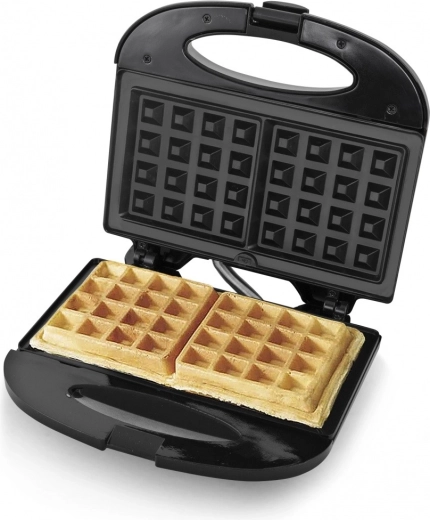 Snelle bereiding van twee wafels
