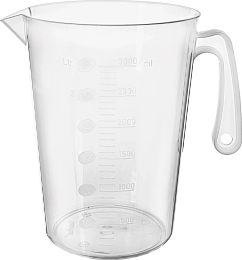 Gastro-Messbecher aus Polypropylen 3 l