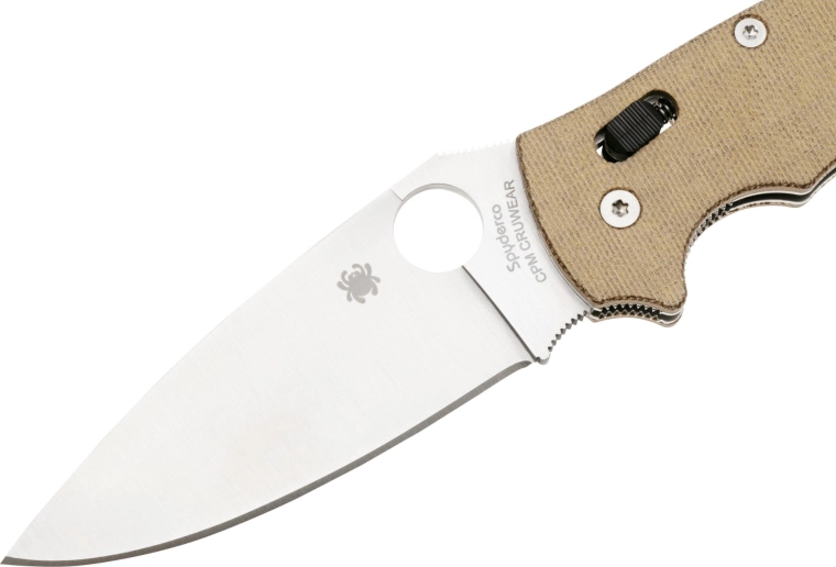 High-performance CPM CRU-WEAR blade with satin finish