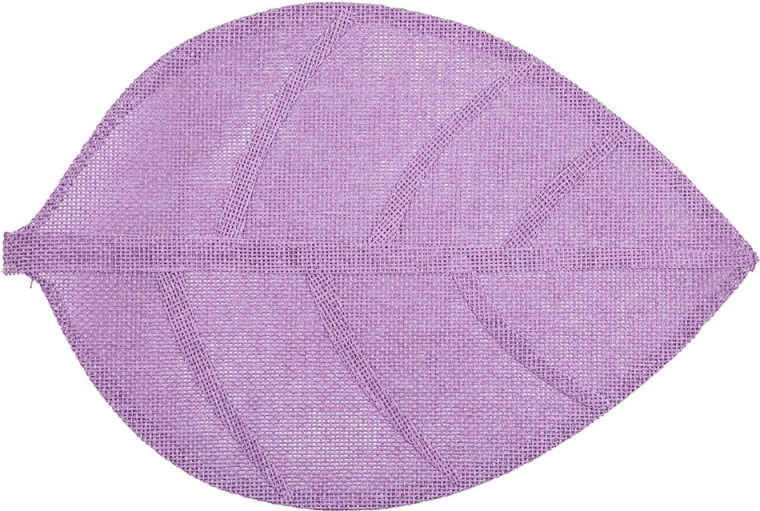 Natürliches Tischset in Blattform 33 × 48 cm, violett