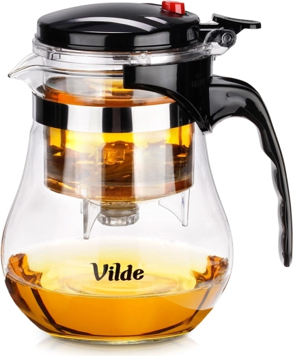 Glass Kettle with Trigger Tea Infuser 1.15 L