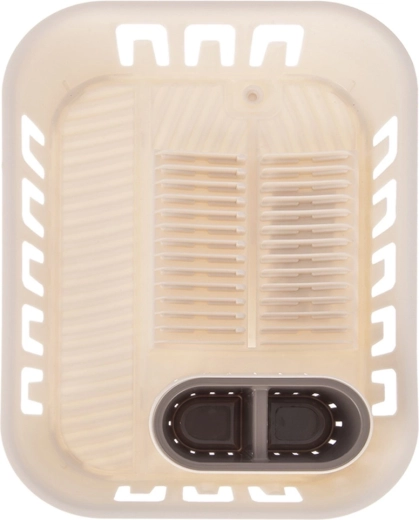 Efficient drying with integrated drain