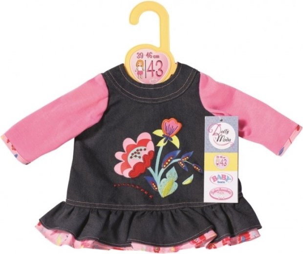 Dolly Moda Denim Dress, 43 cm