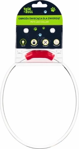 Collier LED USB lumineux pour chien et chat