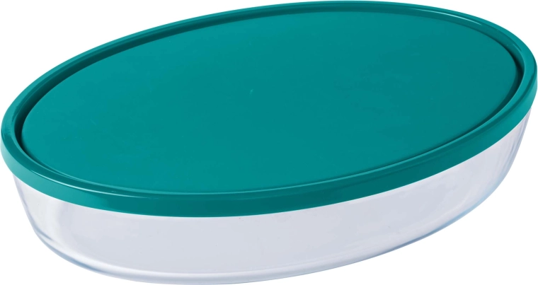 Pyrex glass baking dish with lid 3.1 L (35 × 24 × 6 cm)