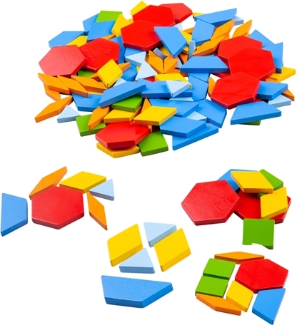 BIGJIGS TOYS Wooden Color Mosaic
