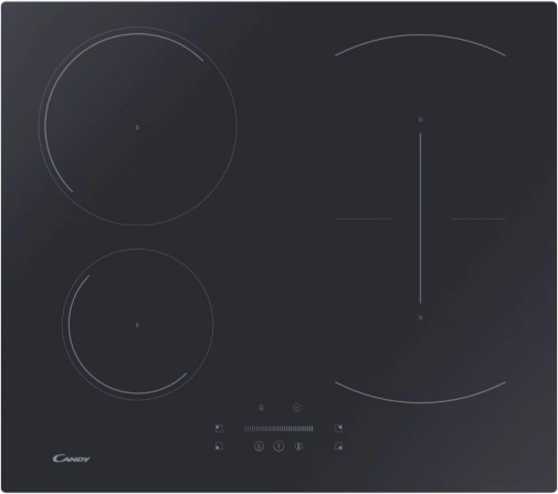 inductiekookplaat Candy met centrale slider en Power Boost