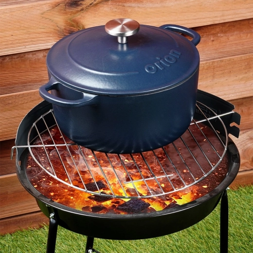 Oven-safe, for all stovetops, and for the grill