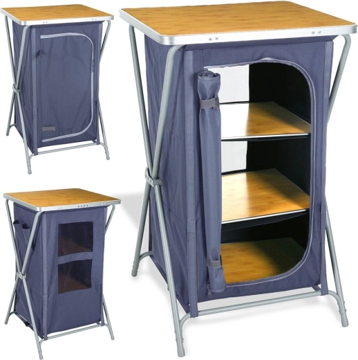 Belüfteter und verschließbarer Stauraum