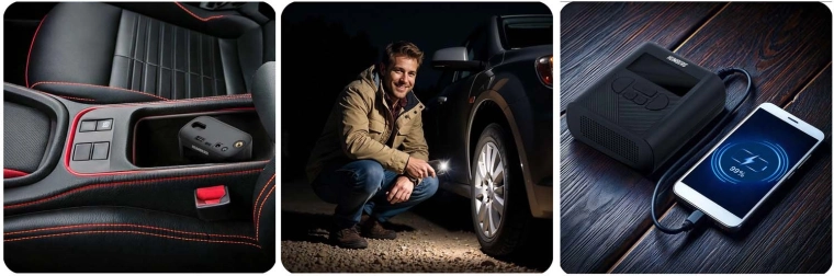 Power bank and flashlight with SOS for emergencies