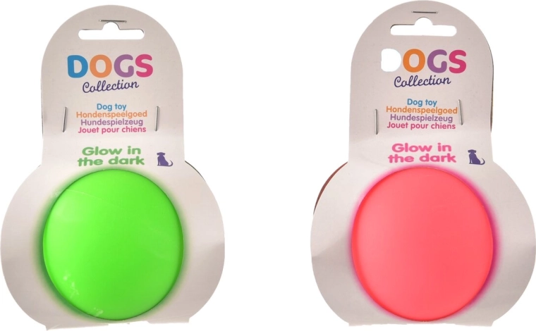 Light-up dog ball 8 cm