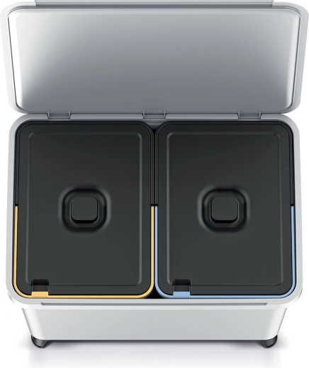 Two separated compartments for easy sorting