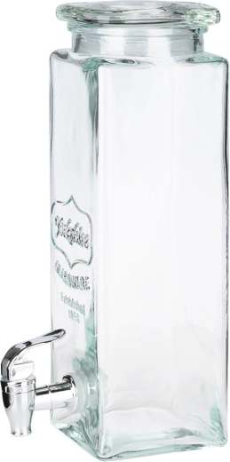 Verre épais résistant et couvercle hermétique