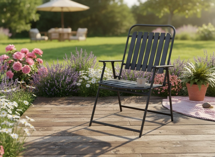 Comfort with armrests for any garden