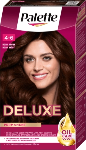 Palette Deluxe 4-6 mokka bruin, permanente haarverf 50 ml