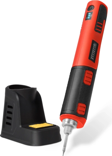 USB-C Rechargeable Soldering Iron with Cleaning Sponge