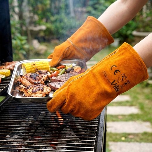 Veilige grip zelfs bij een gloeiendhete grill