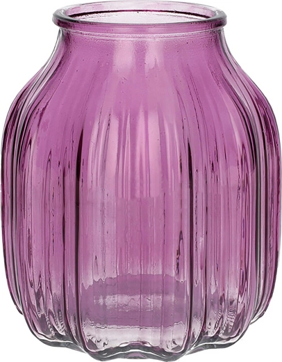 Suko Vase, Clear Purple, 16 cm