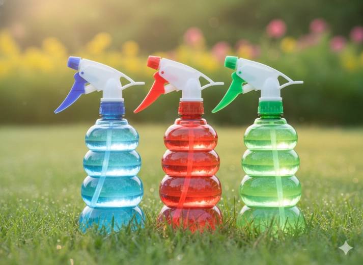 Transparent and ribbed container