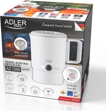 Vraiment conçue pour le voyage : poignée rabattable et base rangée à l’intérieur