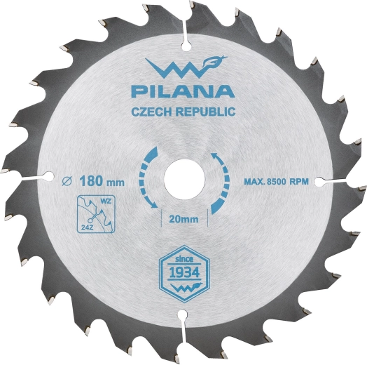Lame de scie PILANA SK 5255 WZ 180 mm, 24 dents