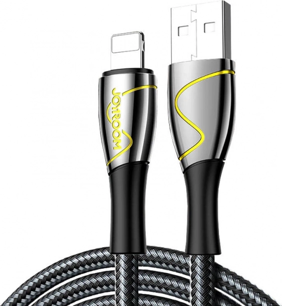 USB-Kabel für Lightning Joyroom 2,4A 2m schwarz