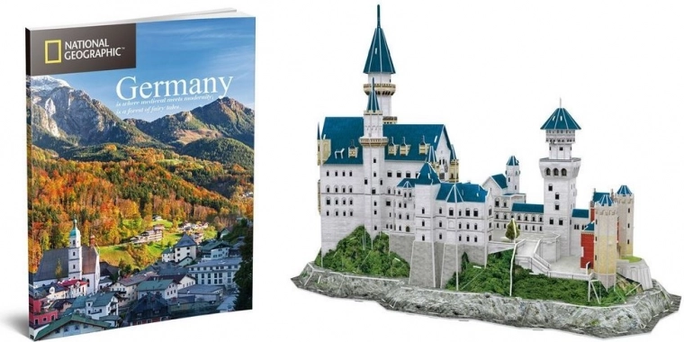 CUBICFUN 3D Puzzle National Geographic: Neuschwanstein, 121 pieces