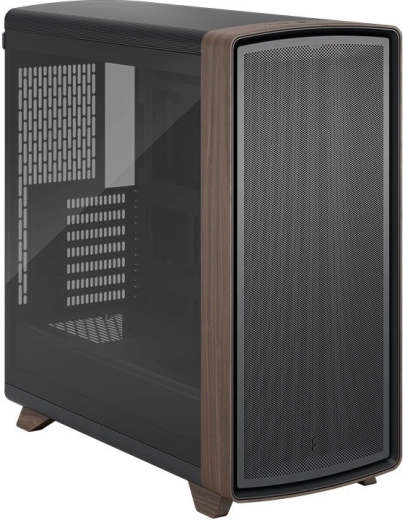 Computerbehuizing Summit zwart TG light tint