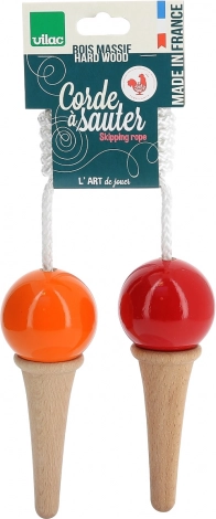 VILAC Ice Cream Jump Rope, red, 2 m