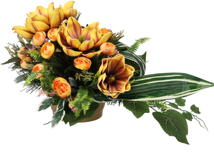 Dekorative Blumenbindung Nr. 14 (42 × 32 cm) – 1 Stück