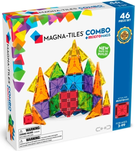 Magnetic building set Magna-Tiles Combo 46 pieces