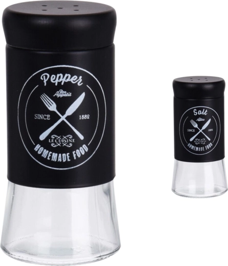 Glass spice jar with shaker and plastic lid (assorted mix)