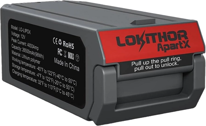 Lokithor Akku LO-LIPOX für ApartX 98 Wh