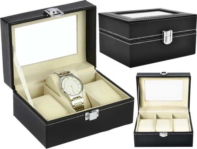 Organisateur pour montres à 3 compartiments MALATEC