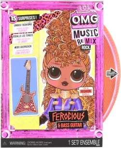 L.O.L. Surprise! OMG ReMix Rock big sis doll Ferocious – 15 surprises - 1 piece