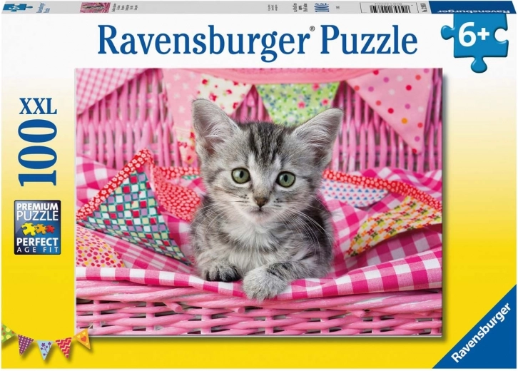 Puzzle 100 Pieces XXL Cute Kitten