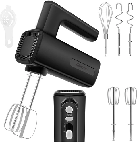 Attachments for whisking and kneading in one package