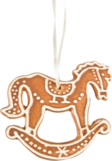 Ceramic hanging decoration – gingerbread horse