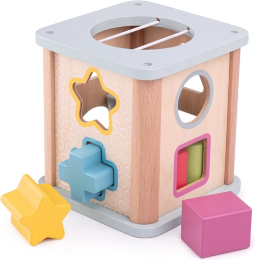 Bigjigs Toys Motor Skills Cube Blue