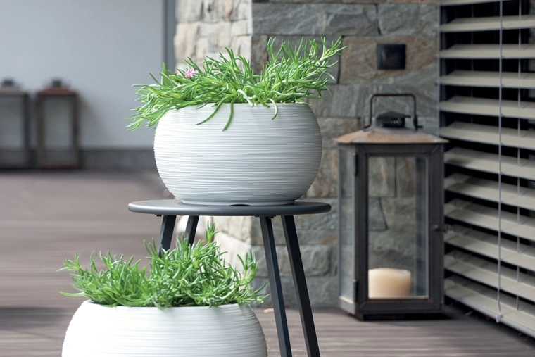 Moderne geribbelde look voor binnen en buiten