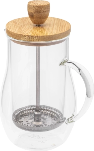 Fine plunger filter for a clean drink