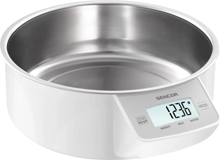 Balance de cuisine Sencor avec bol en acier inoxydable